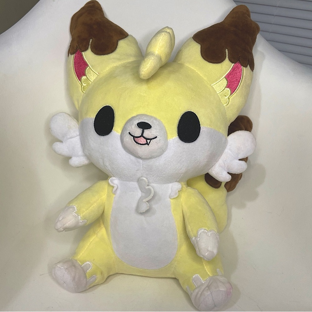 Kekitsu Fennec Fox Plush Tasty Peach Anime Manga 2018 HTF 16” Stuffed Animal